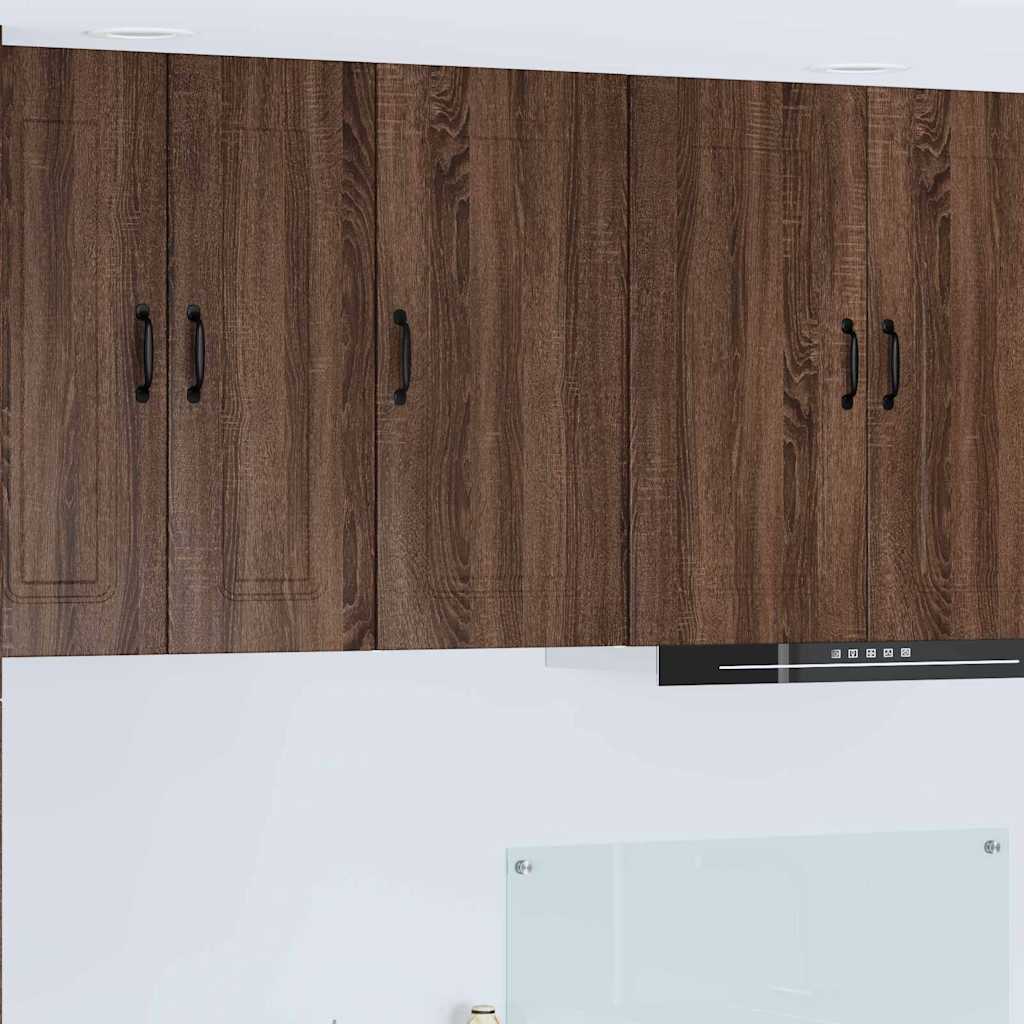 Kitchen Wall Cabinet Brown Oak 40 x 31 x 80 cm Engineered Wood